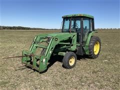 1992 John Deere 6200 2WD Tractor W/Loader 