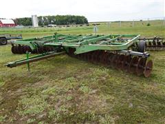 John Deere 235 24' Disk W/3 Bar Harrow 