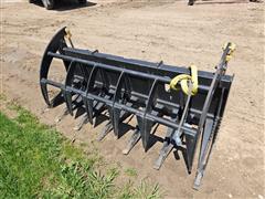 2024 Mid-State Brush Grapple Skid Steer Attachment 