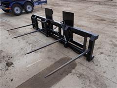 MDS 2-Bale Hydraulic Fork For Payloader 