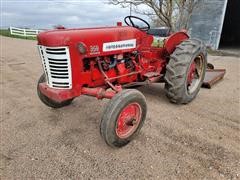 1957 International 350 Utility 2WD Tractor W/Rotary Cutter 