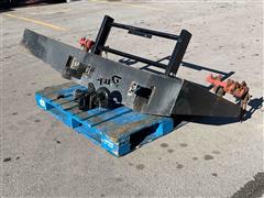 Pup Heavy Duty Front Bumper W/Pintle Hitch 