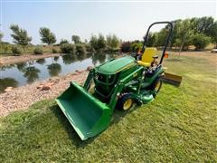 2013 John Deere 1026R MFWD Compact Utility Tractor 