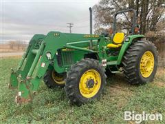 2000 John Deere 5510 MFWD Tractor W/Loader 