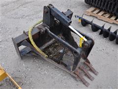 Hydraulic Root Grapple Bucket 