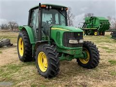 2002 John Deere 6420 MFWD Tractor & Loader 