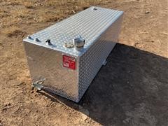 91 Gallon Aluminum Diamond Plate Fuel Tank 