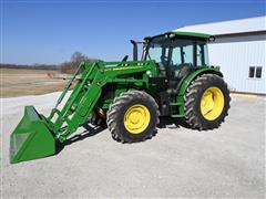 2022 John Deere 5090M MFWD Tractor W/Loader 