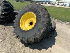 Michelin 750/65R26 Tires & Rims 