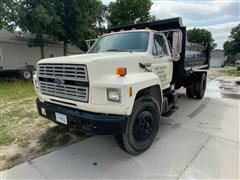 1990 Ford F800 S/A Dump Truck 