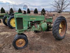 1953 John Deere 60 2WD Tractor Row Crop Tractor 