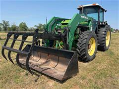 1990 John Deere 2955 MFWD Tractor W/Loader 