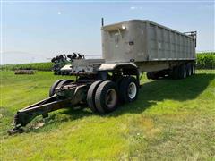 1966 Ravens Tri/A Aluminum End Dump Trailer 