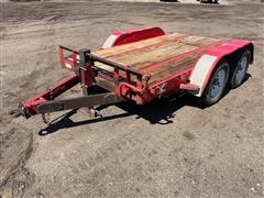 2014 H&H 10’ T/A Flatbed Trailer 