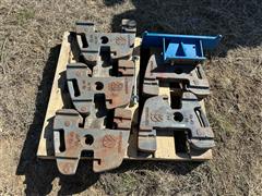 New Holland Tractor Suitcase Weights & Bracket 