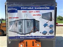 2023 Bastone 0207 15' X 20' Portable Warehouse 