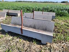 Concrete Fenceline Feed Bunks 