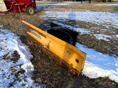 Custom Built 8' Blade W/Skid Steer Mount 