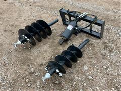 JCT Post Hold Auger Skid Steer Attachment 