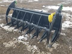 2020 Mid-State Heavy Duty Brush Grapple Skid Steer Attachment 