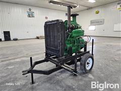 John Deere 6081A Diesel Power Unit On Cart 