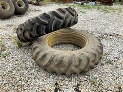 16.9-38 Tires On Rims 