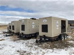 2013/2012 Big Tex Moser 70KW Natural Gas/Propane Generators On T/A Trailers 