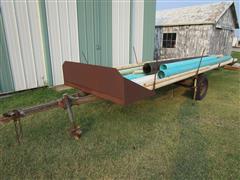 Shop Built Pipe Trailer W/PVC & Sewer Pipe 