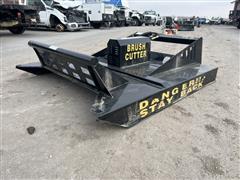 2022 72" Heavy Duty Brush Cutter Skid Steer Attachment 