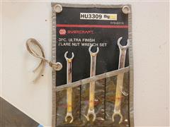 Napa Evercraft 775-0216 3 Piece Ultra Finish Flare Nut Wrench Set 