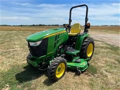 2013 John Deere 3039R MFWD Compact Utility Tractor W/Mower Deck 