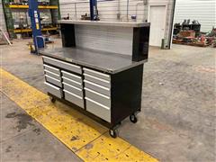 Stor-Loc 14 Drawer 6’ Rollaway Tool Bench 