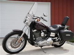 RUN#71 - 2005 Harley Davidson Dyna Super Glide Motorcycle 