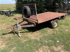 Shop Built Flatbed Trailer 