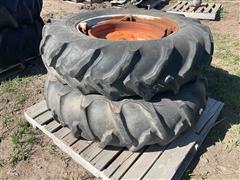 Goodyear 13.6-28 Tires & Rims 