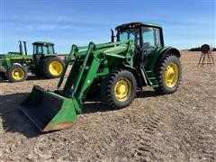 2004 John Deere 7420 MFWD Tractor W/741 Loader 