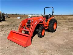 2019 Kubota L4701 MFWD Compact Utility Tractor W/Loader 