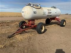 1000 Gal Fuel Barrel On Running Gear 