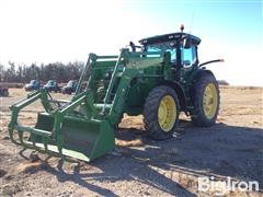 2011 John Deere 7200R MFWD Tractor W/Loader 