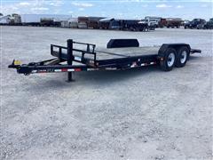 2014 PJ 21' T/A Tilt Deck Flatbed Trailer 