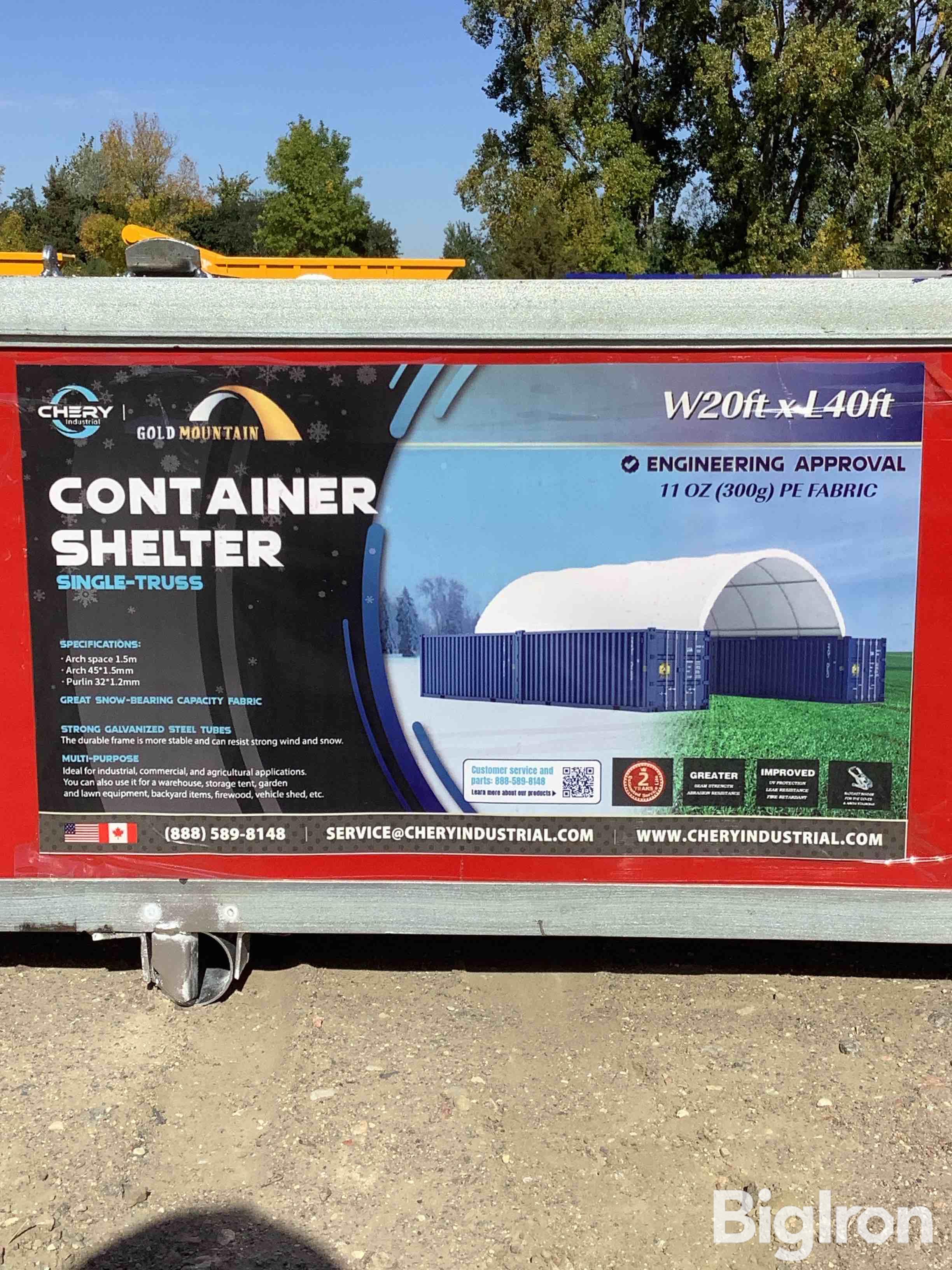 2024 Gold Mountain C2040 Container Shelter 