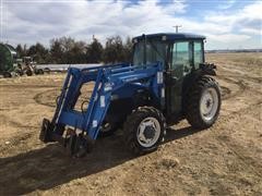 2001 New Holland TN65D MFWD Tractor W/Loader 