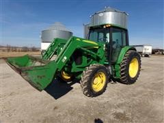 John Deere 6430 MFWD Tractor W/Loader 