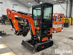 2024 AGT QH13R Compact Tracked Mini Excavator 