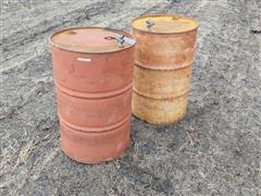 55-Gallon Oil Barrels 