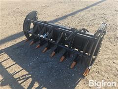 2024 Suihe SSR-78 Root Rake Grapple Skid Steer Attachment 