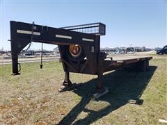 1984 Cook T/A Flatbed Trailer 