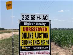 232.68+/- Acres Ellsworth County, KS, Combination Ground