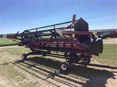 1998 Case 1020 Platform Header W/Header Trailer 