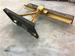 72” Landscaping Rake Skid Steer Attachment 